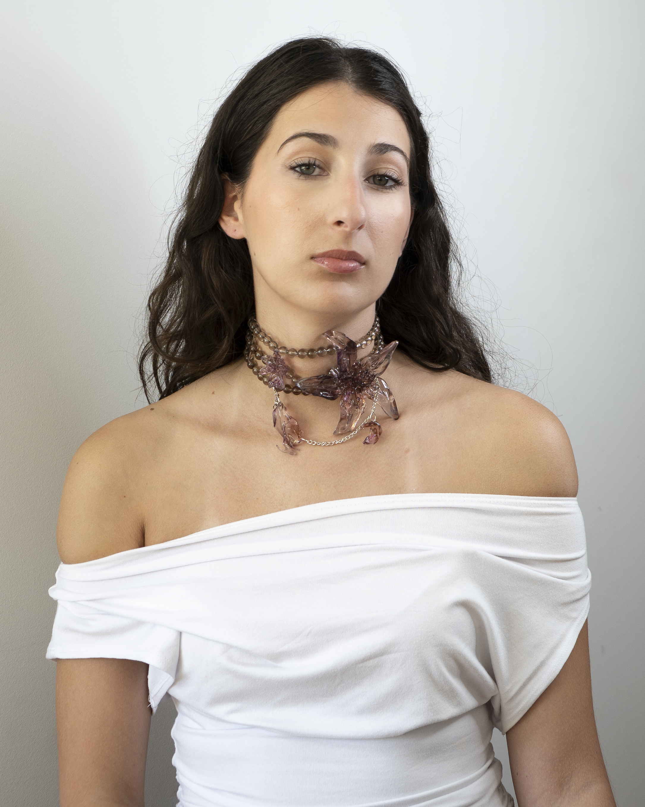 PRE ORDER - 'καπνίας χαλαζίας choker'