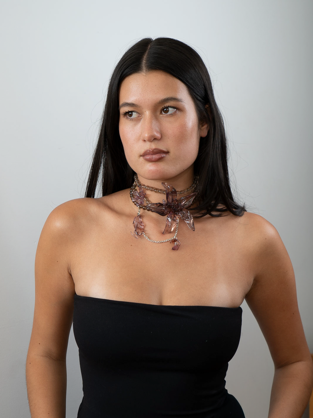 PRE ORDER - 'καπνίας χαλαζίας choker'