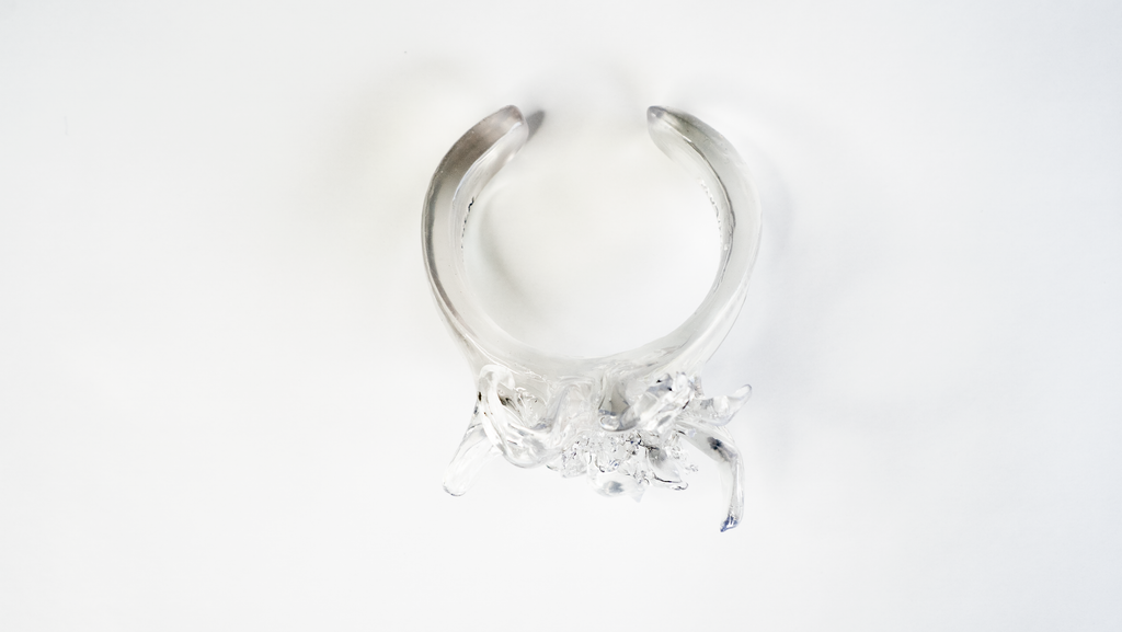 Flower bangle - Pleiosien x Karlaidlaw