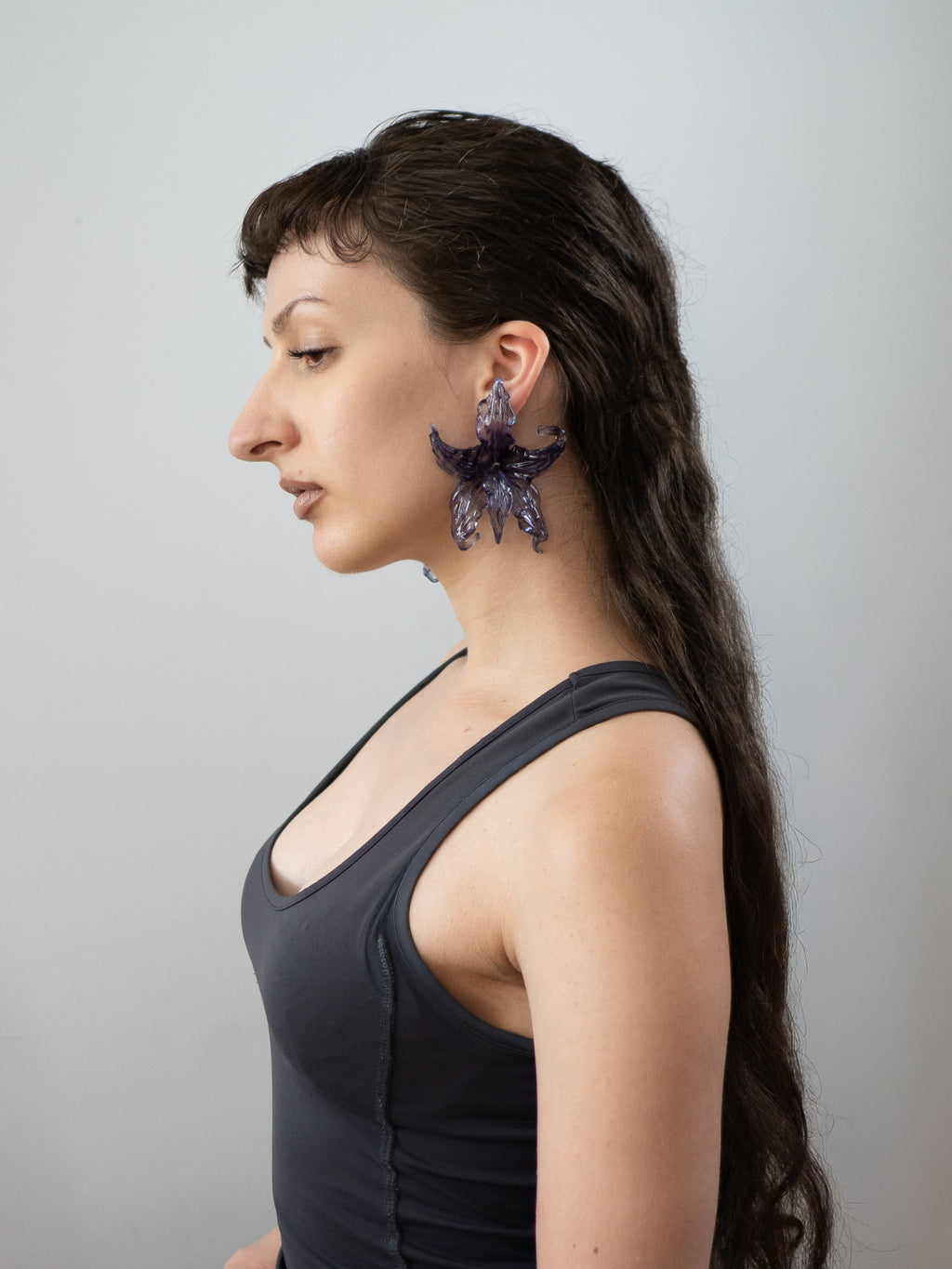 Άνθη (anthi) earring - lavender