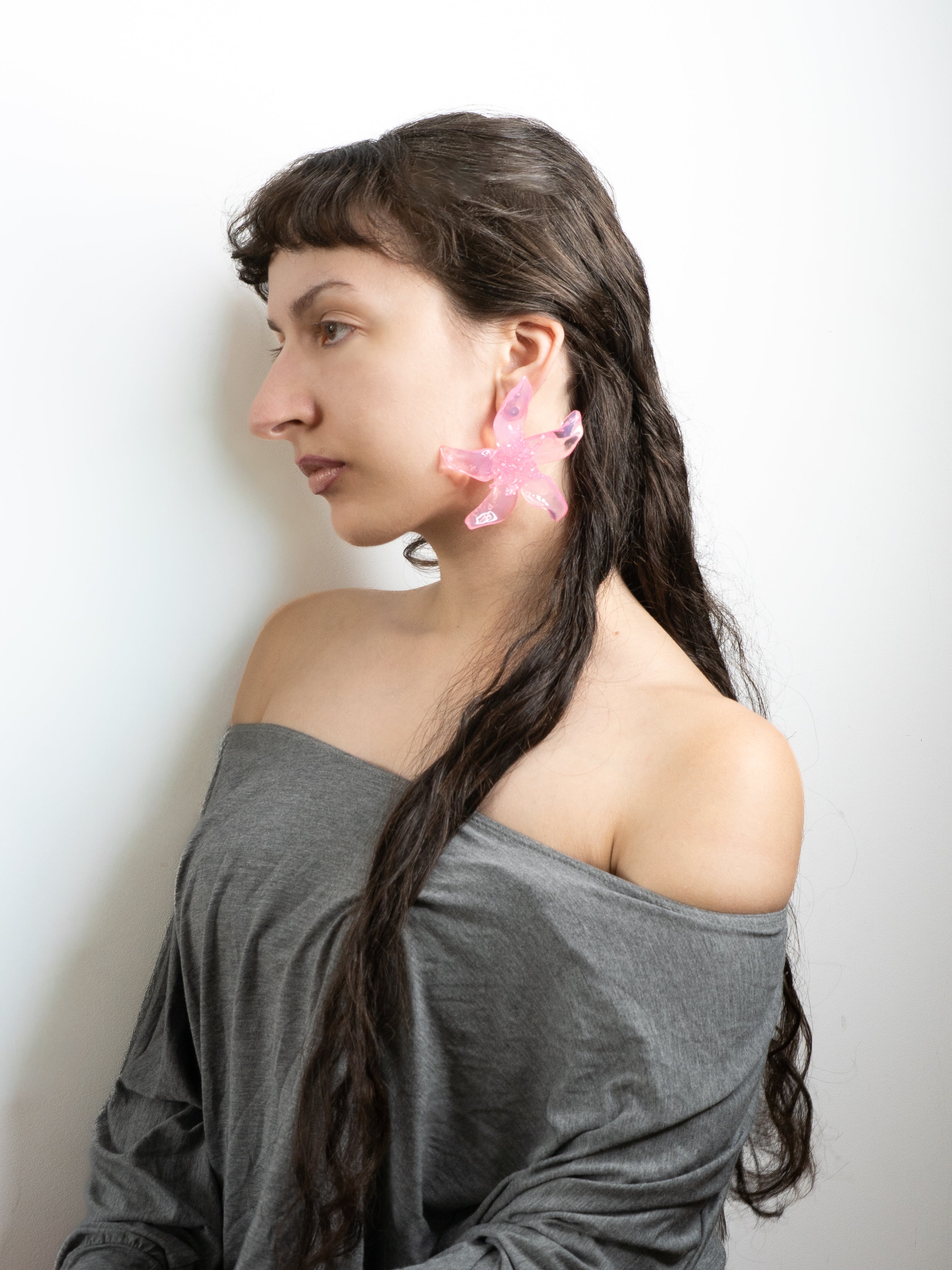 Pink - Pleiosien x Karlaidlaw earring