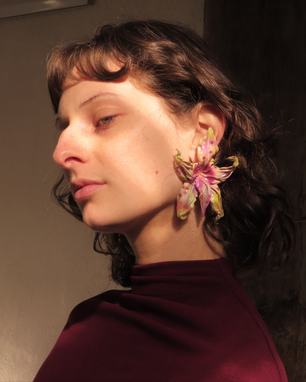 Άνθη (anthi) earring - aphrodite's garden
