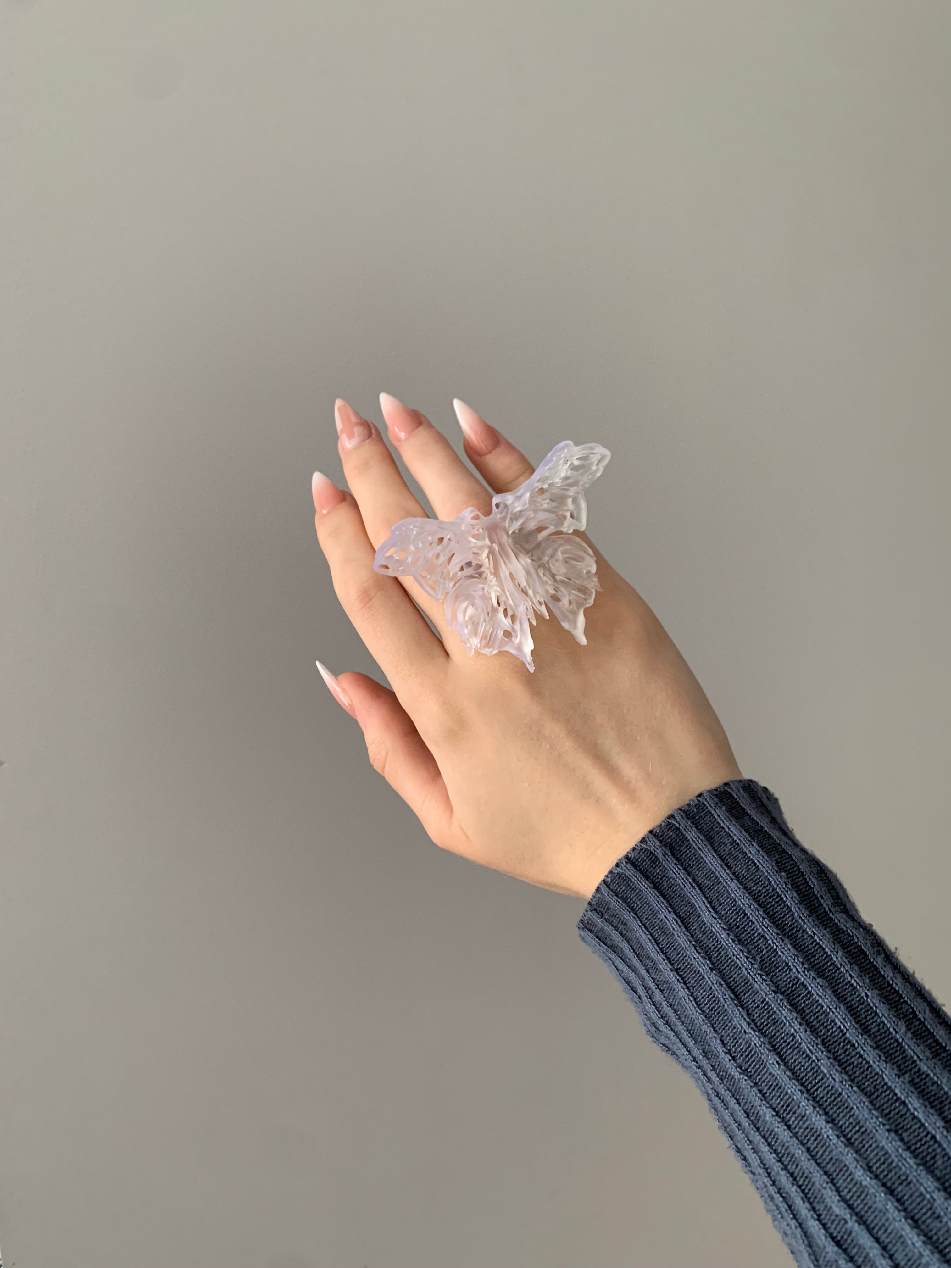 'Large Clear Butterfly'