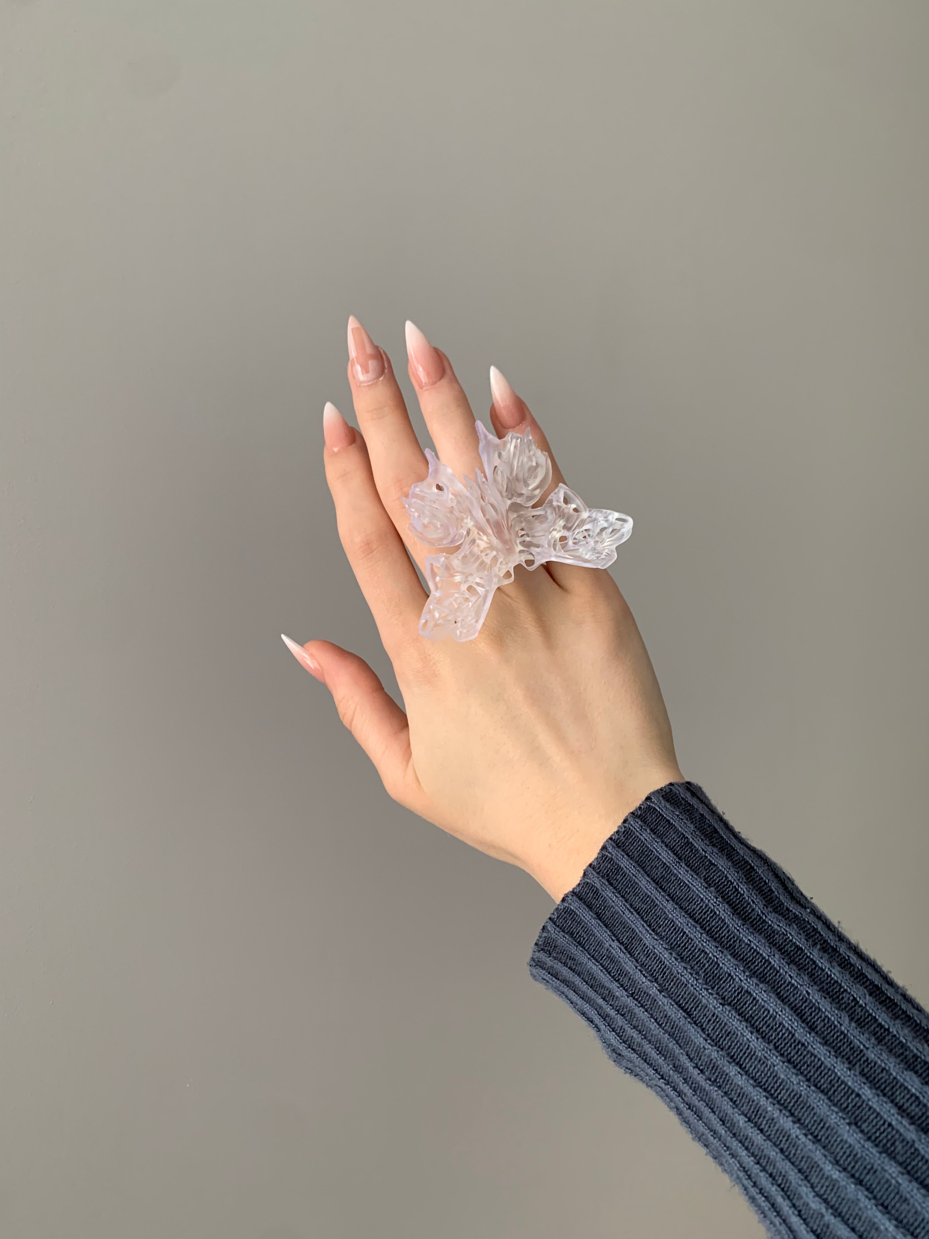 'Large Clear Butterfly'