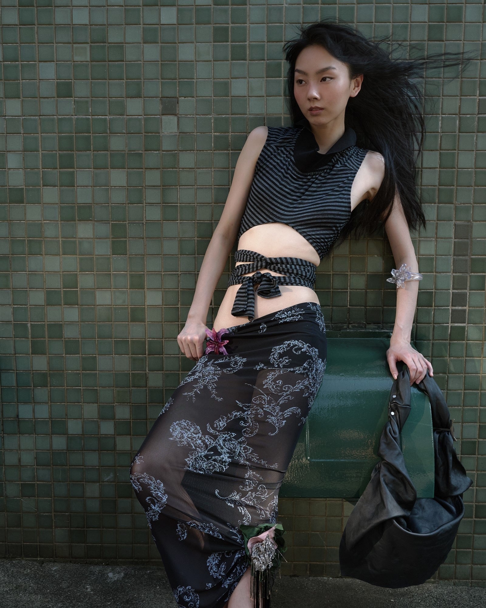 Flower bangle - Pleiosien x Karlaidlaw