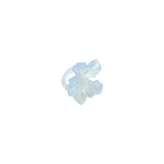 clear ethereal 3D printed ring