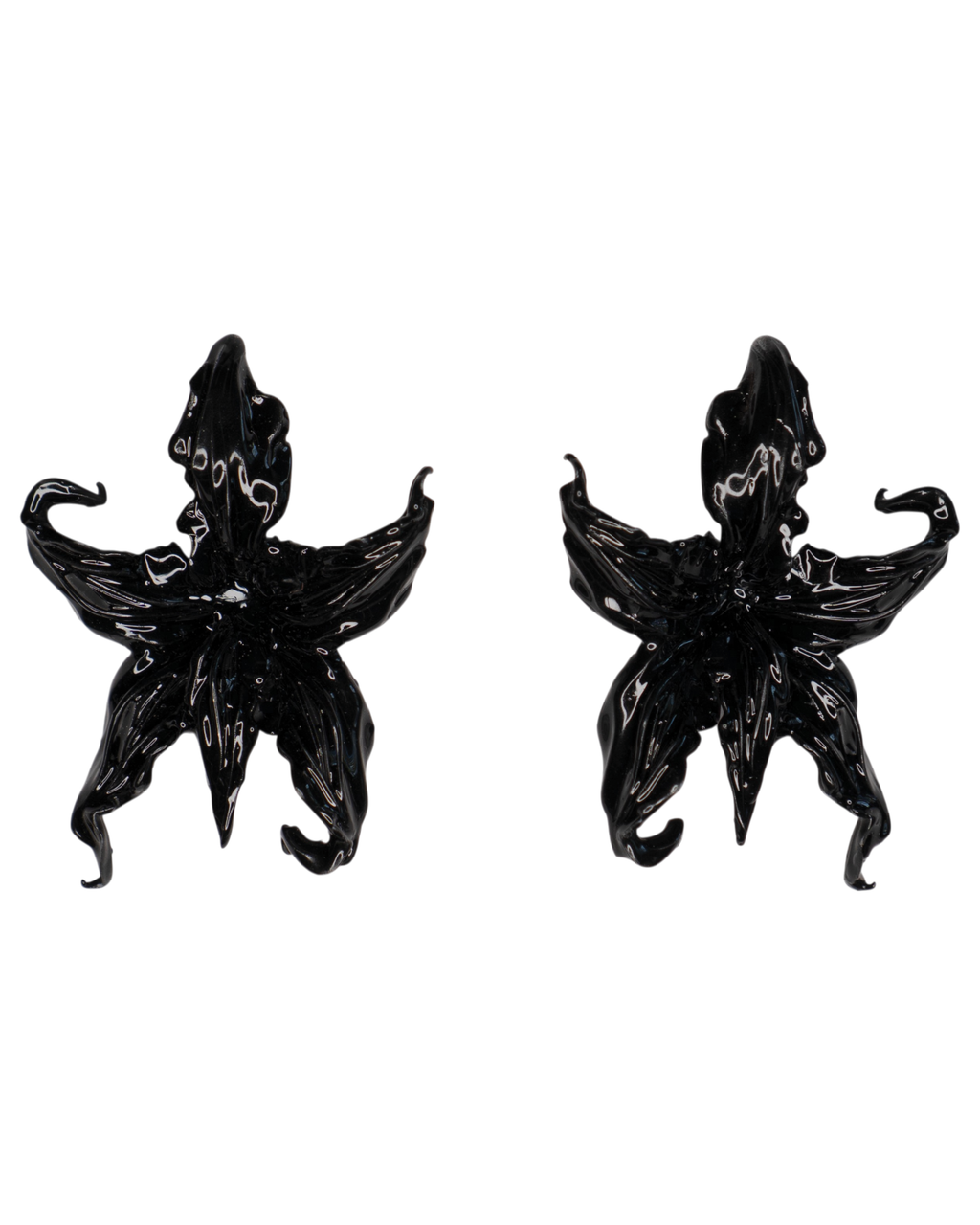 Άνθη (anthi) earring - Noir