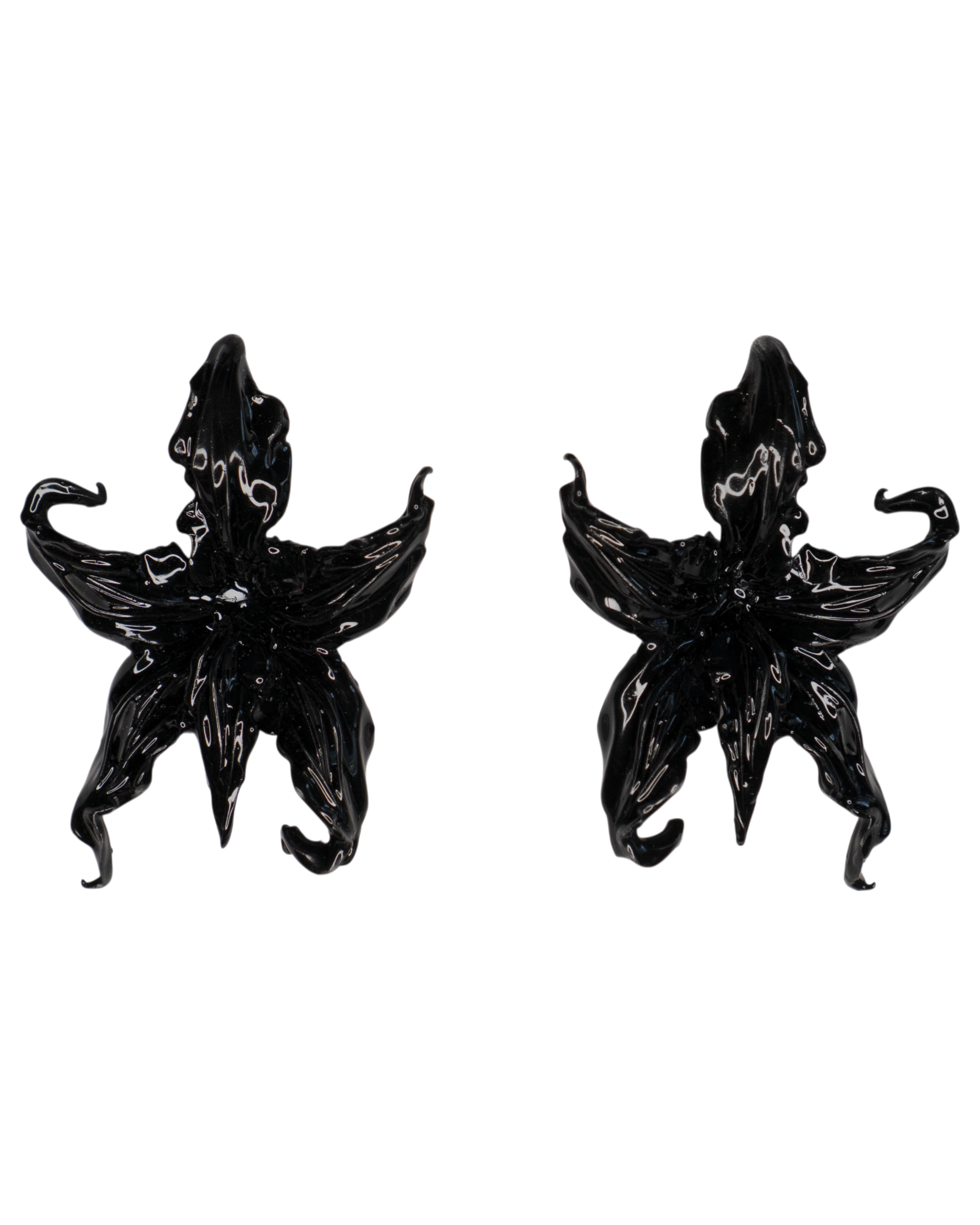 Άνθη (anthi) earring - Noir