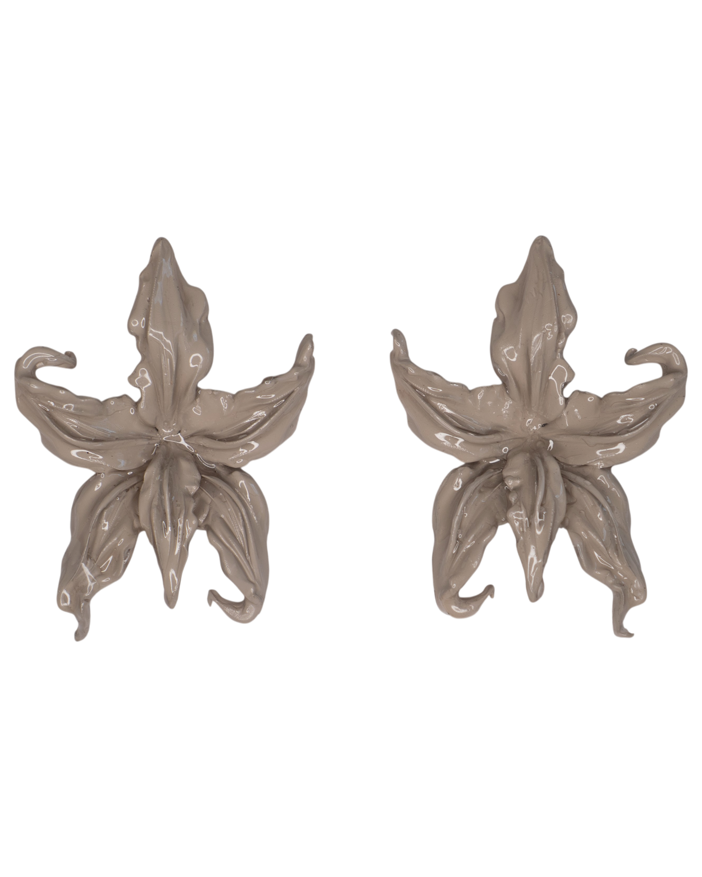 Άνθη (anthi) earring - πέτρα (𝘴𝘵𝘰𝘯𝘦)