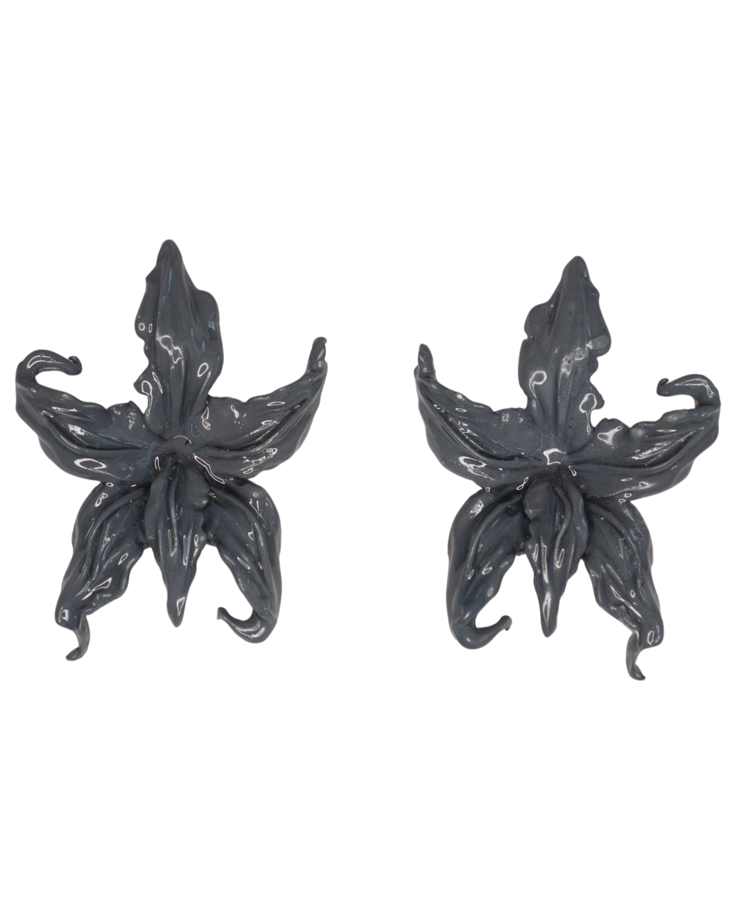 Άνθη (anthi) earring - τέφρα (𝘢𝘴𝘩)