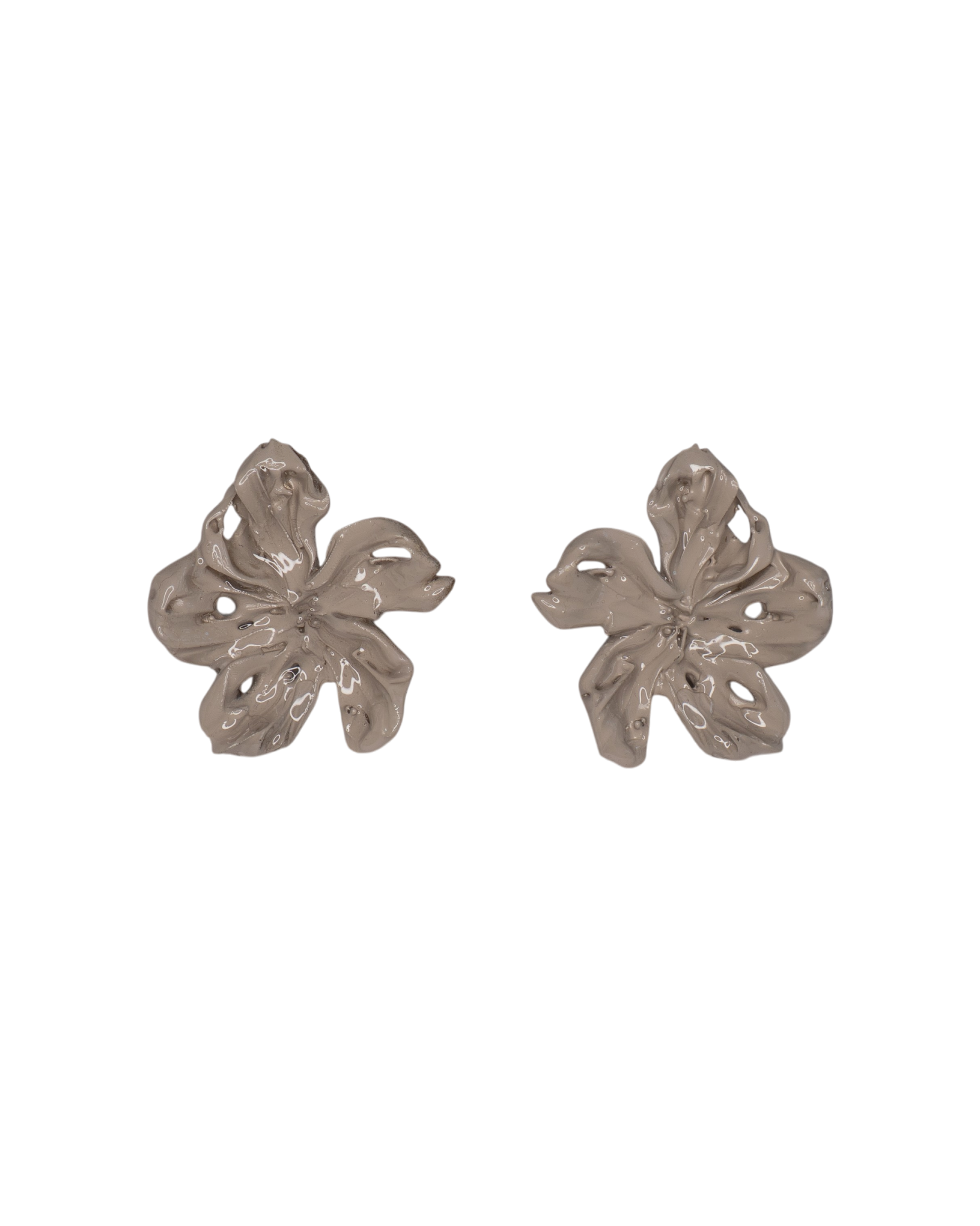 'medium πέτρα (𝘴𝘵𝘰𝘯𝘦) flower earrings'