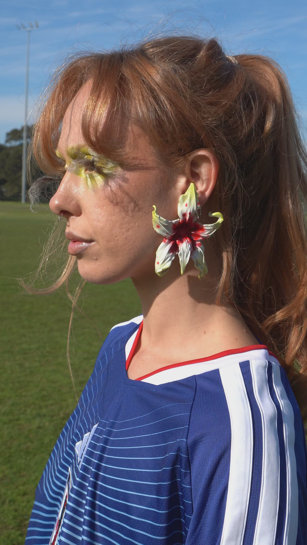 Άνθη (anthi) earring - Amaterasu
