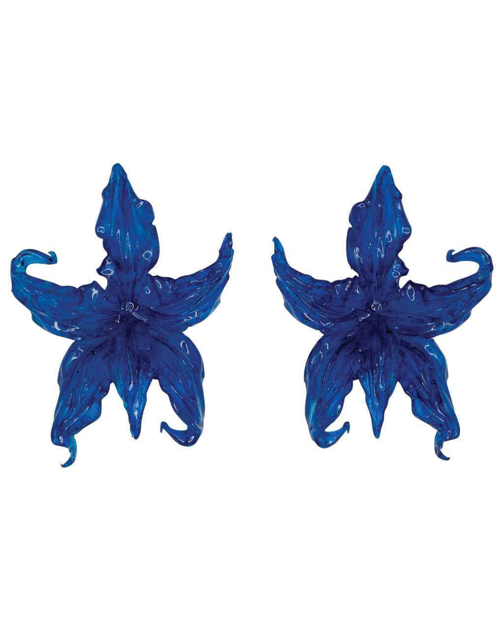 Άνθη (anthi) earring - Navy Blue